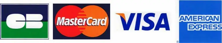 Mode de paiement Carte bancaire Mastercard visa american express